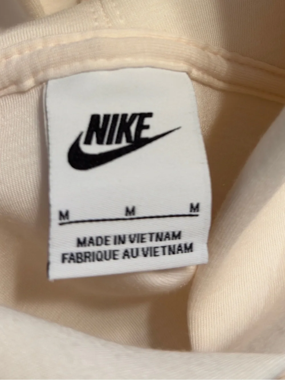 Nike Cream Pullover Hooded Sweatshirt